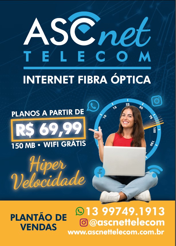 ASCNET TELECOM - Internet Fibra Óptica